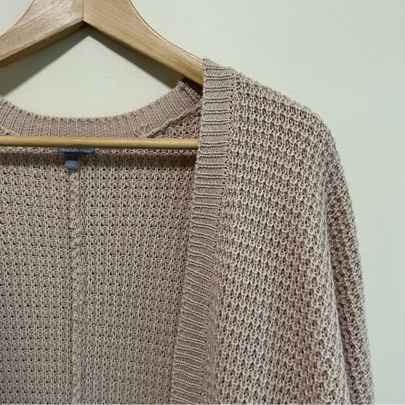 Charlotte Russe Open Cardigan Sweater | Mauve Pink | 100% Acrylic - Picture 2 of 10